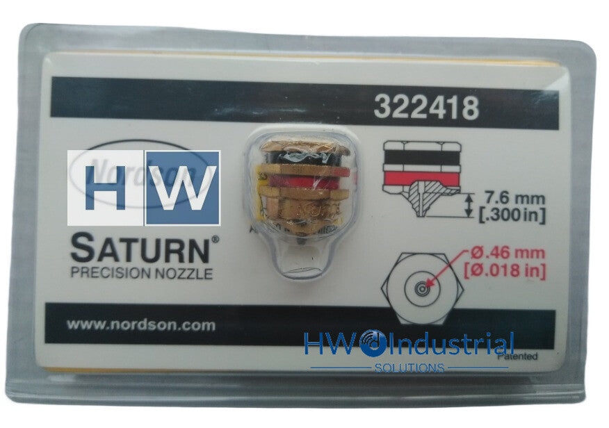 1PC Nord son Nozzle 322418 0.46mm/0.018in Hot Melt Adhesive Machine