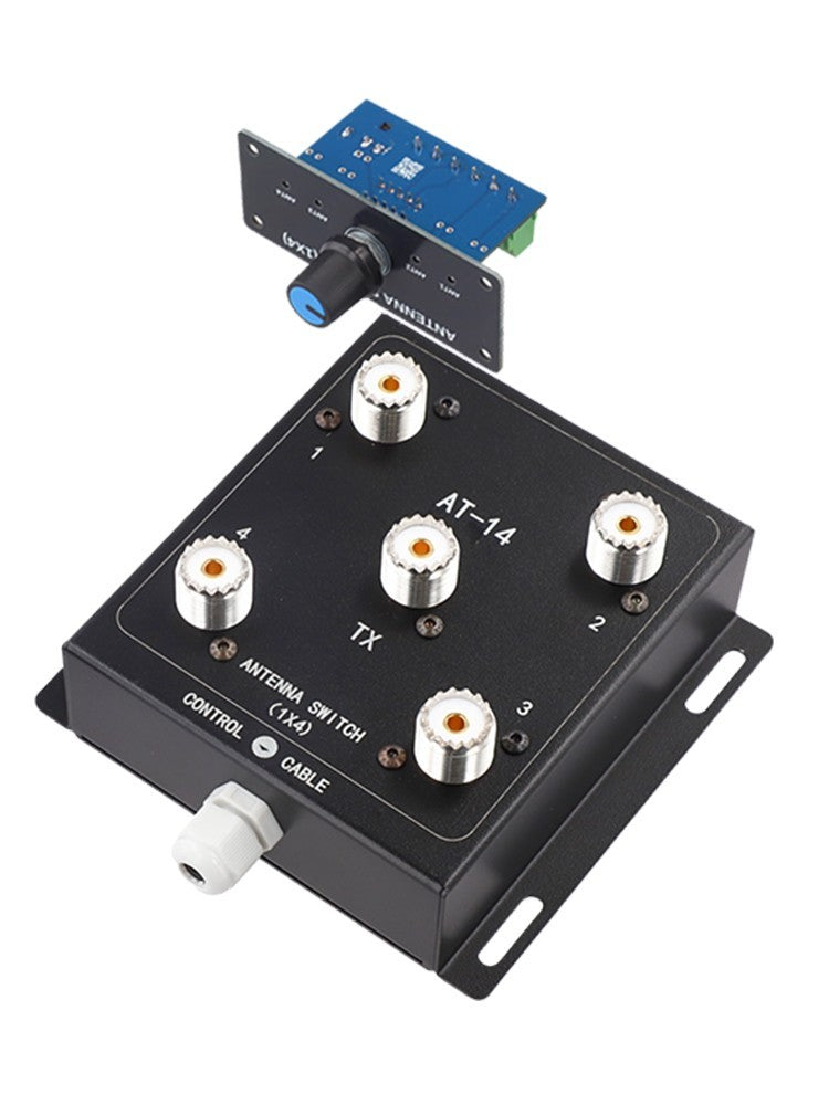 4 Way Coaxial Antenna Switch 1 8 60MHz with Low Loss Signal Technology