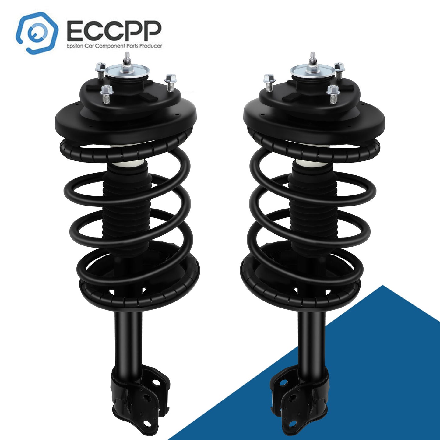 Front Pair For 2003-2005 Honda Pilot AWD Complete Struts & Coil Springs Assembly