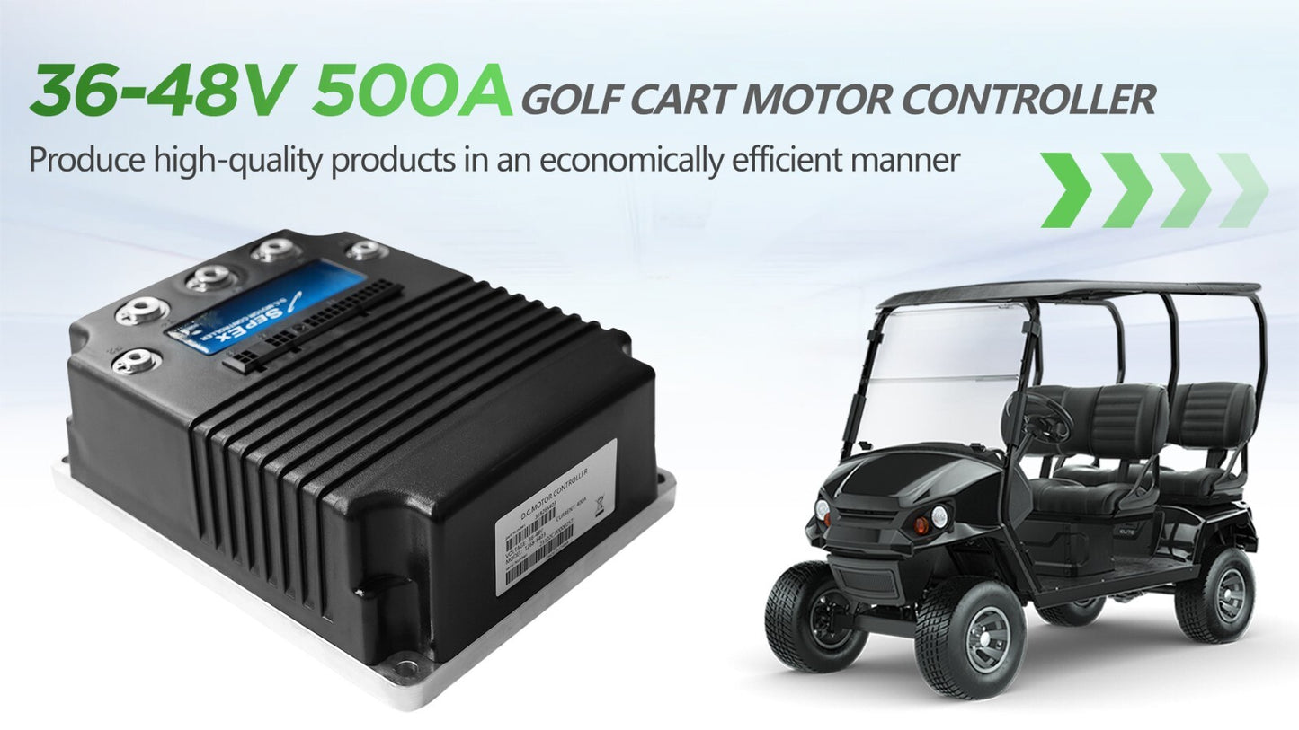 48V 500A 1268-5501 DC Motor Speed Controller for Curtis EZGO Club Car Golf Cart