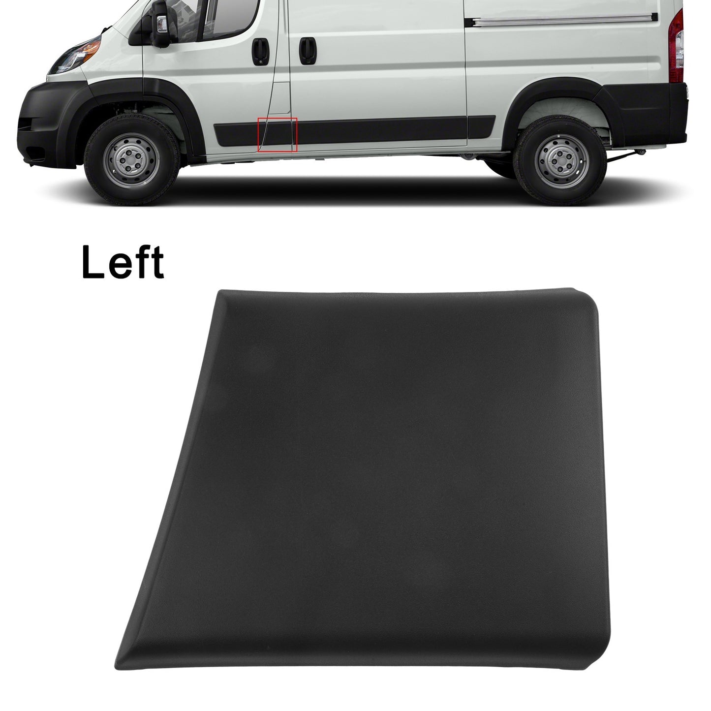 Left Front Side Body Trim Molding for Ram For Promaster 1500 3500 2019 2024