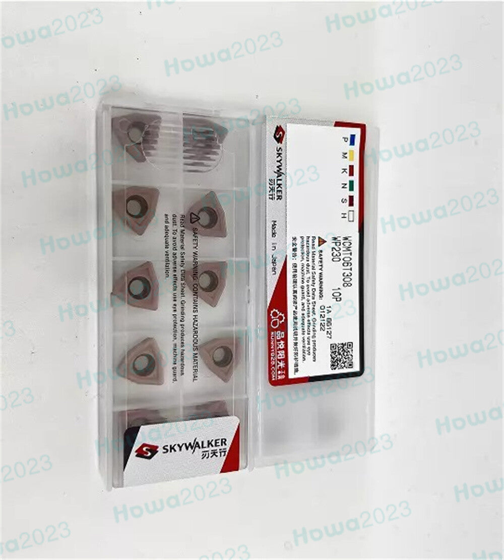 10Pieces/Box WCMT06T308 WP230 SKYWALKER Carbide CNC Blade Turning Inserts