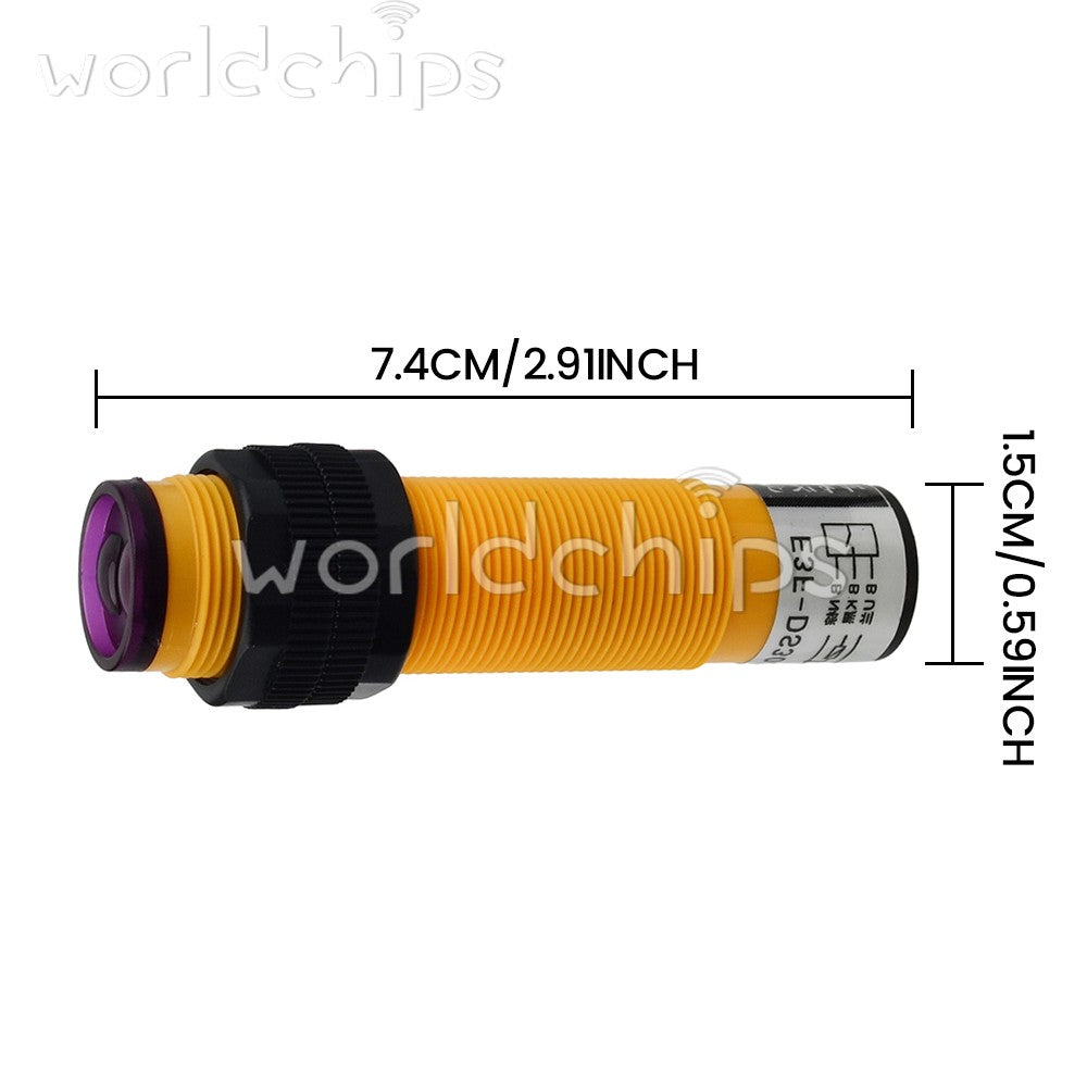 10PCS DC 6-36V E3F-DS30C4 Optoelectronic Sensor Photo switch NPN NO 1.2M Cable