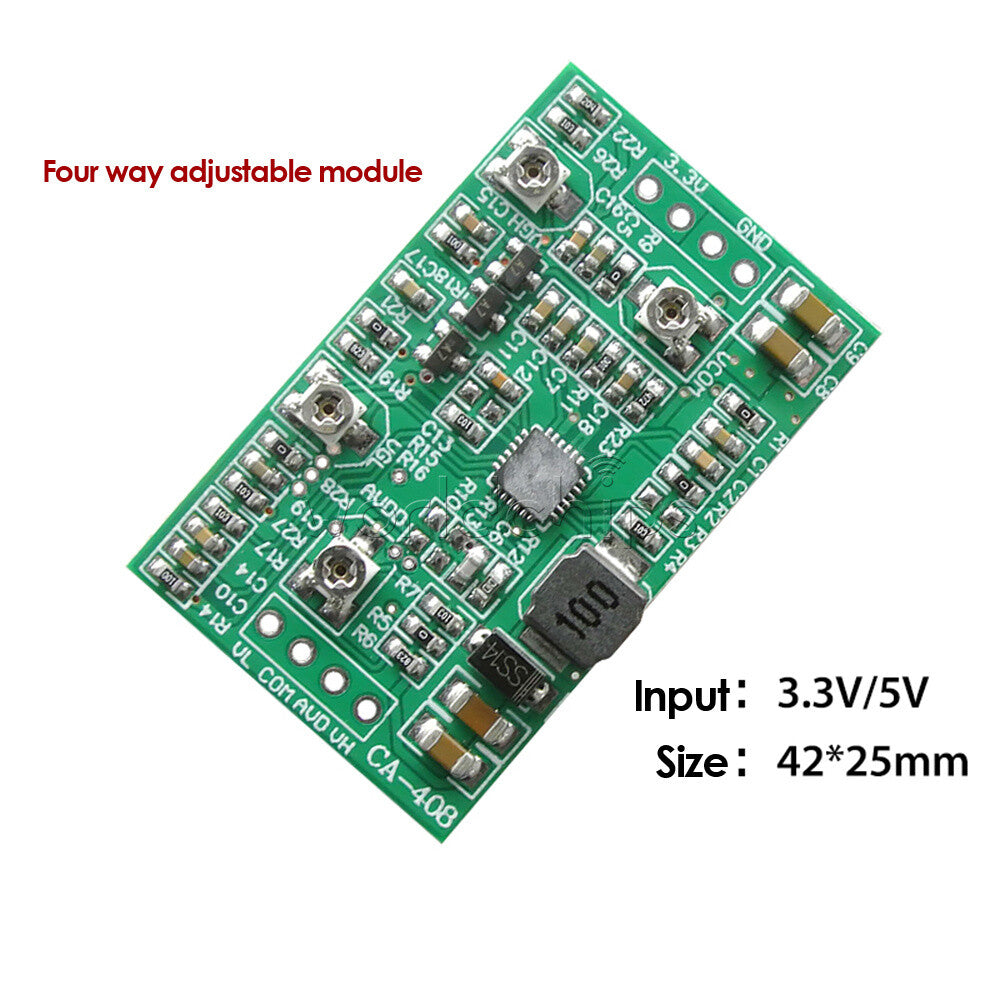 CA-408/CA-508 12v Boost Board module Four Channels Adjustable For Lcd Screen