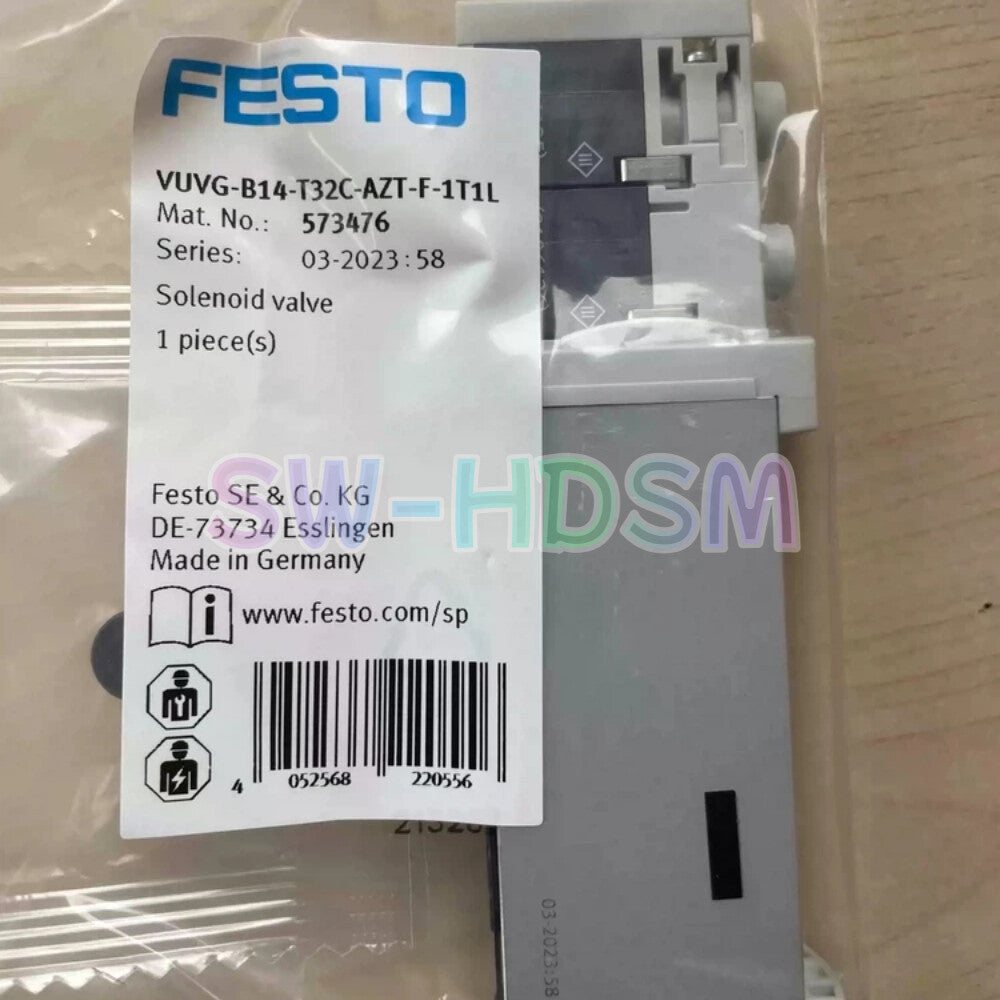 1PCS  For Festo VUVG-B14-T32C-AZT-F-1T1L 573476 Solenoid Valve freight free