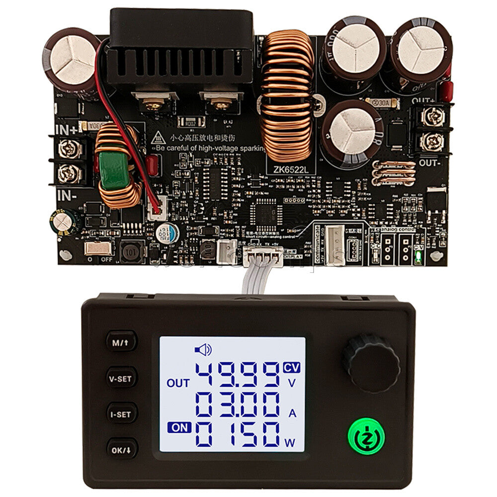 ZK-6522 CNC Buck DC Stabilized Power Supply Module Voltage Regulator 22A/1400W