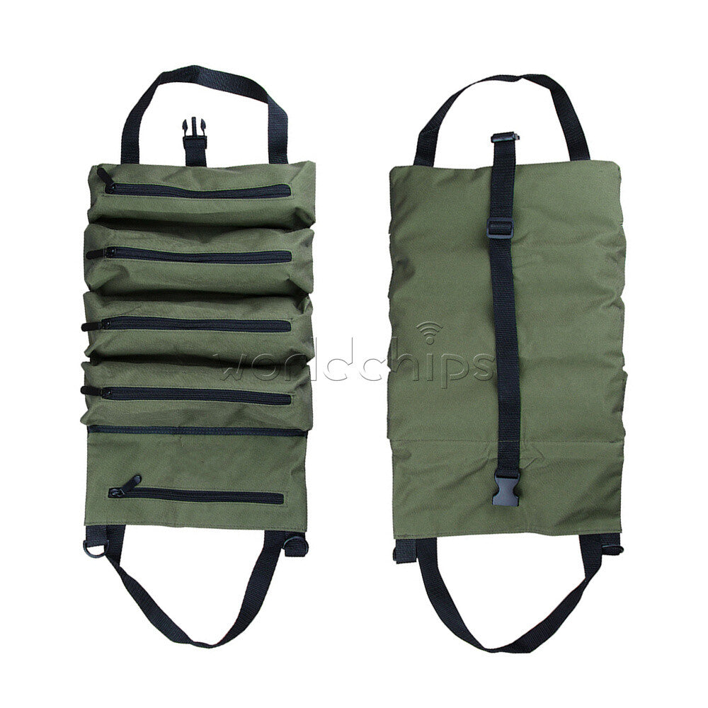 Tool Roll Organizer Tool Roll Up Canvas Bag Tool Large Wrench Super Big Pouch