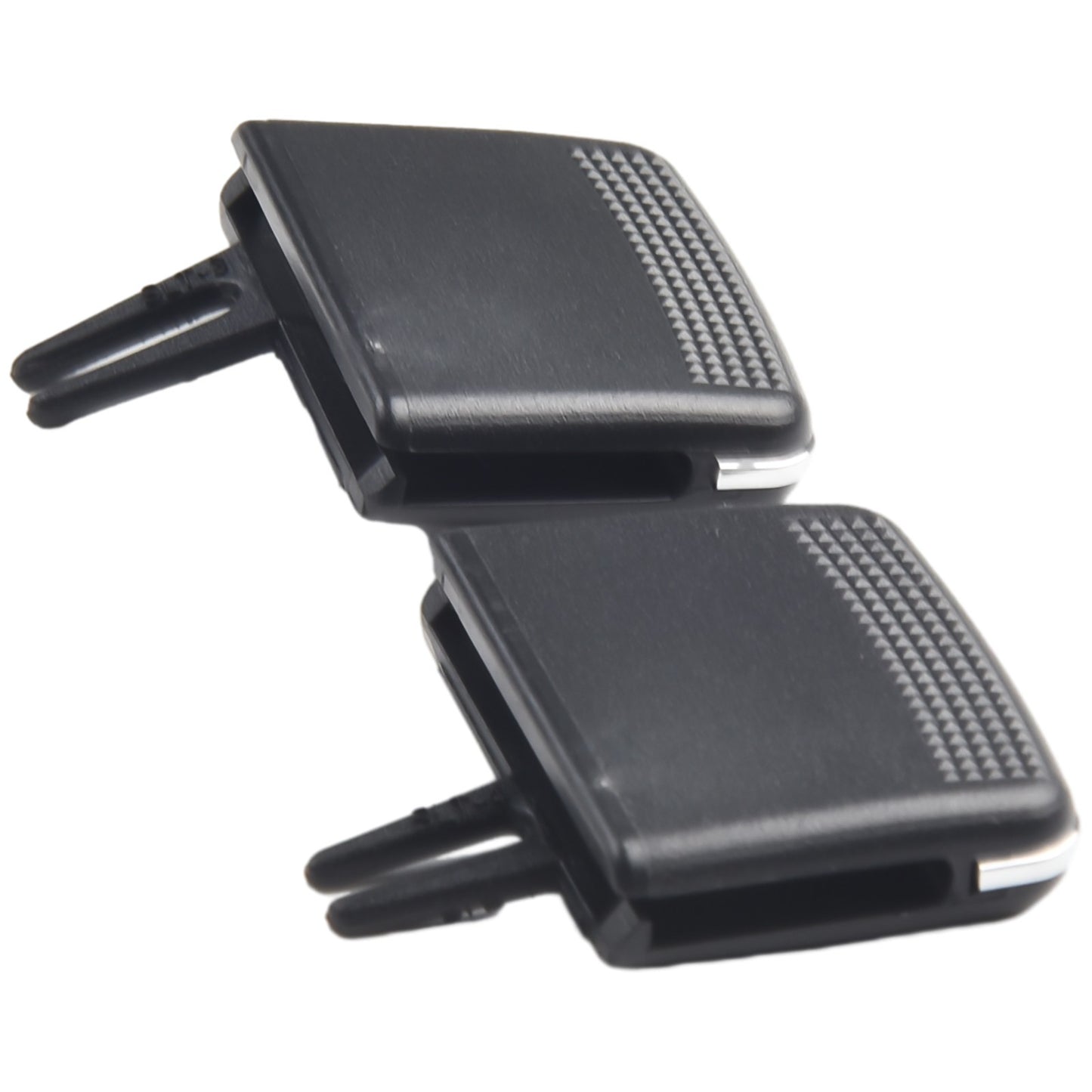4Pcs Car Front A/C Air Vent Outlet Tab Clip Repair For Kia Sorento 2009-14 Black