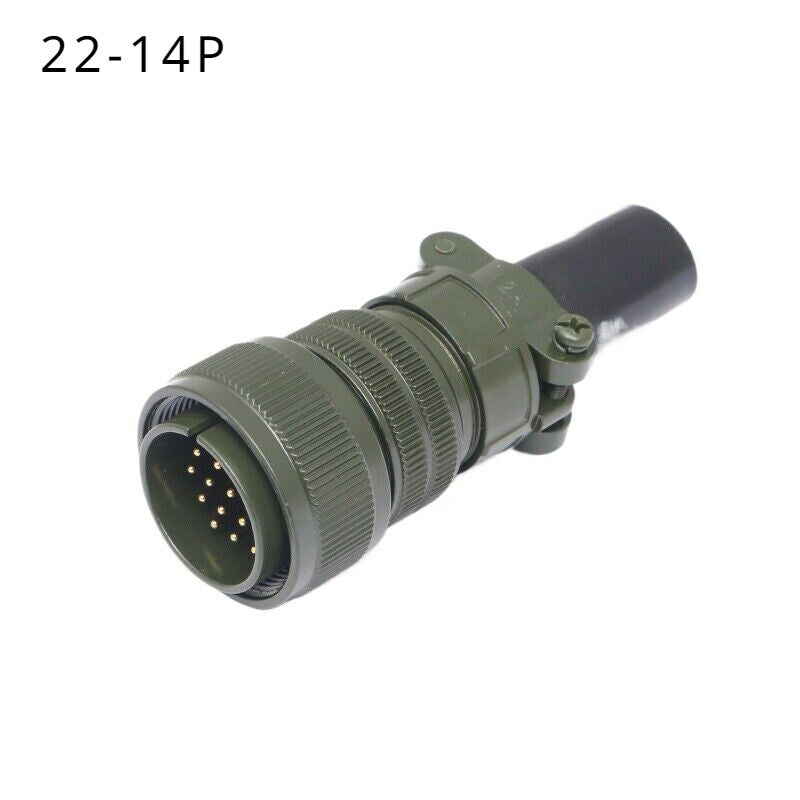 1pcs for MS3106A-22-14P MS3102A-22-14S Ation Plug Servo Connector 19pin