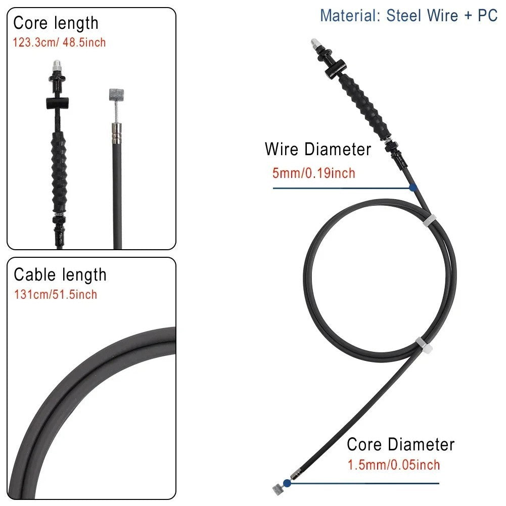 For Segway for Ninebot MAX G30 Front Brake Cable for Electric Scooter Repair