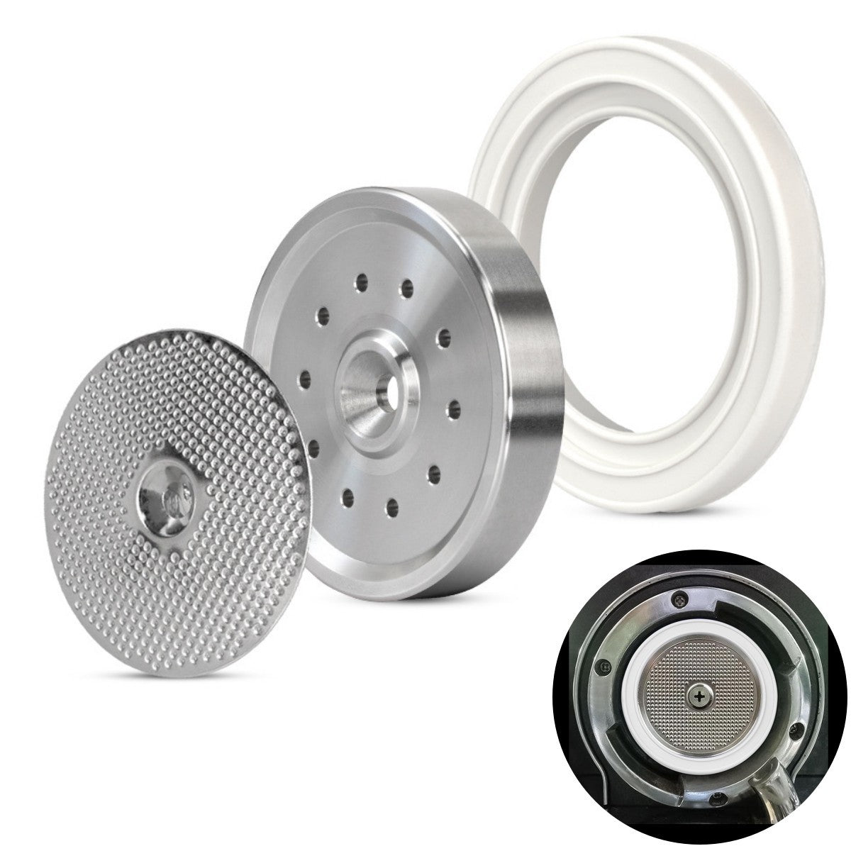 Coffee Machine Replacement Shower Screen Holder and Gasket for Breville Models