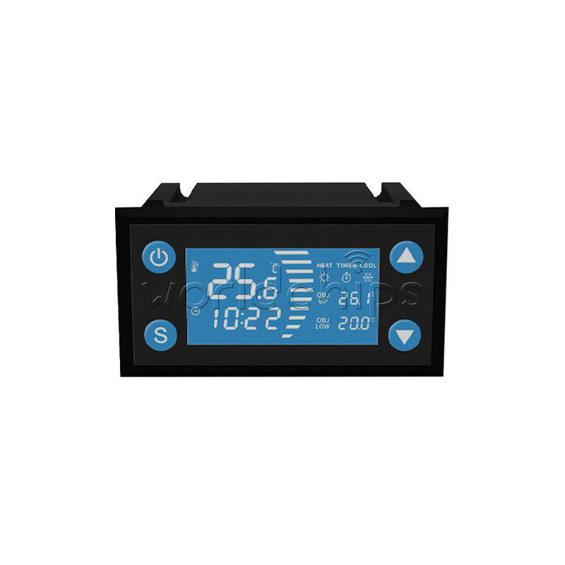 LED Temperature Humidity Controller Digital Thermostat AC110-220V W1213 W1212