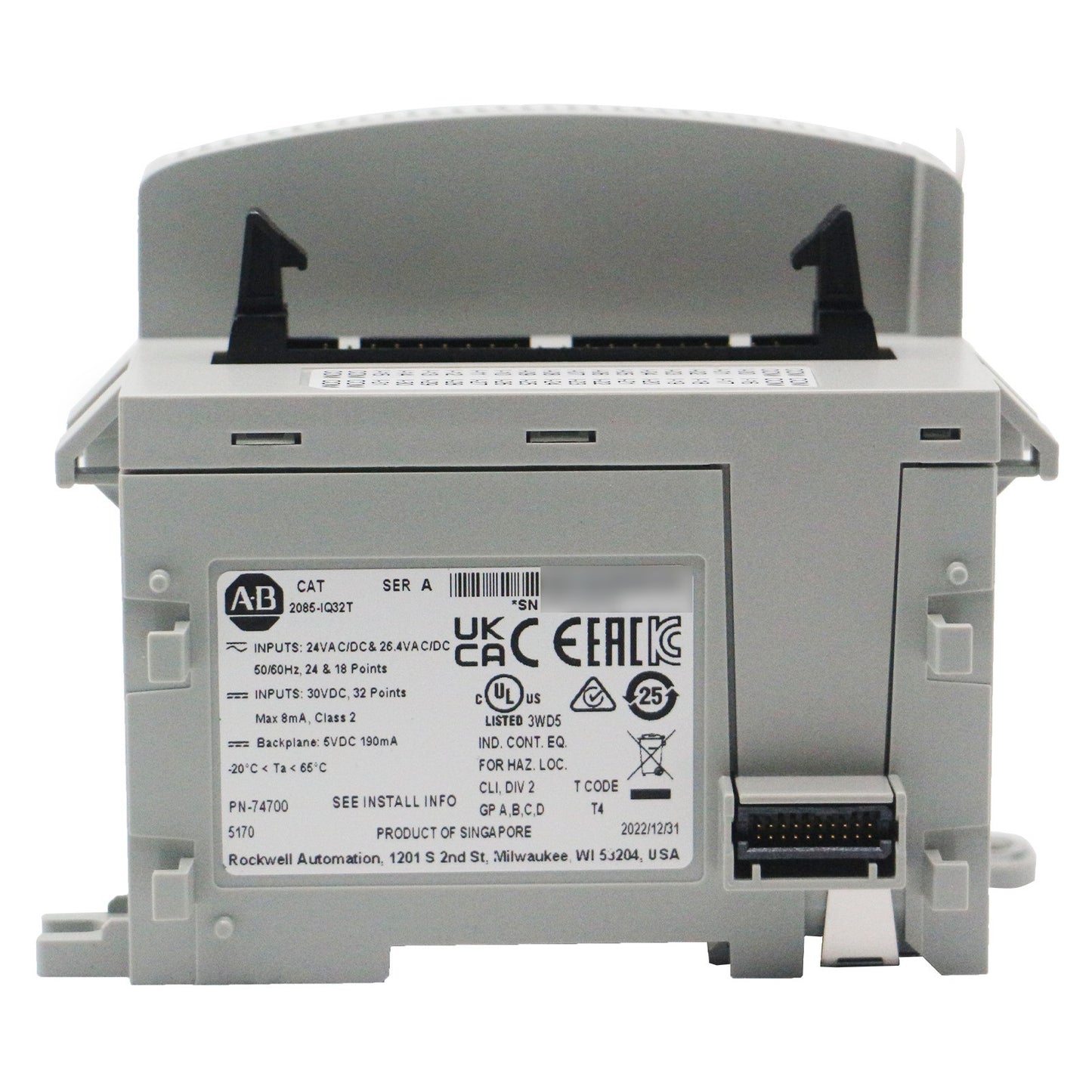 Factory Sealed AB 2085-IQ32T Micro800 32 Point Digital Input Module