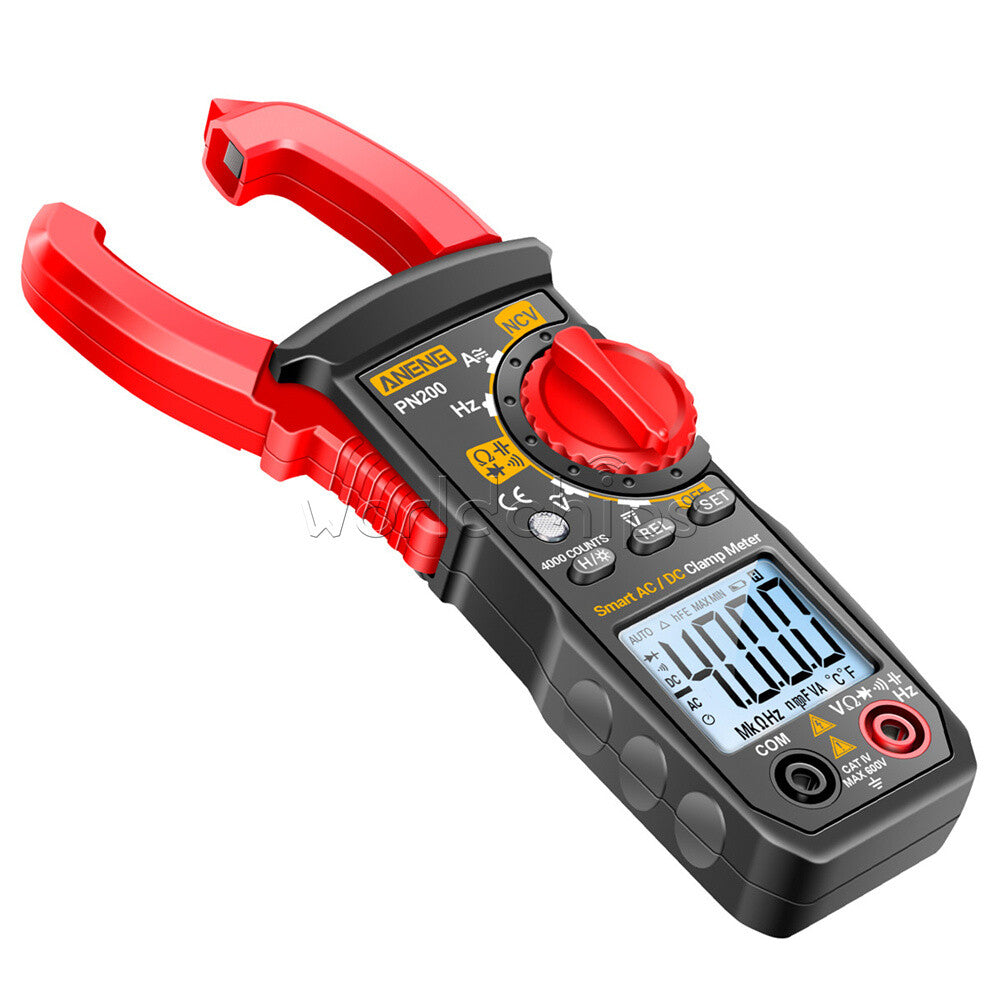 Digital Multimeter Clamp Meter Tester AC/DC Voltage Current Non-Contact 0-600A