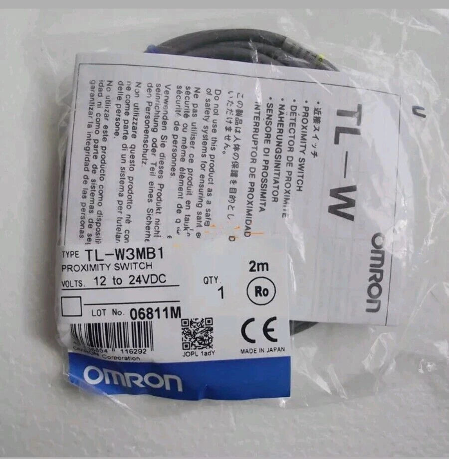 1x PLC TL-W3MB1 Proximity Switch 12-24VDC 2M TLW3MB1 Sensors