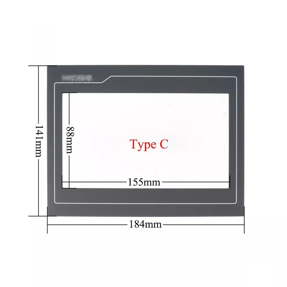 Touch Screen Digitizer for MCGS TPC7062KX TPC7062KW TPC7062KT TPC7062TX +Overlay
