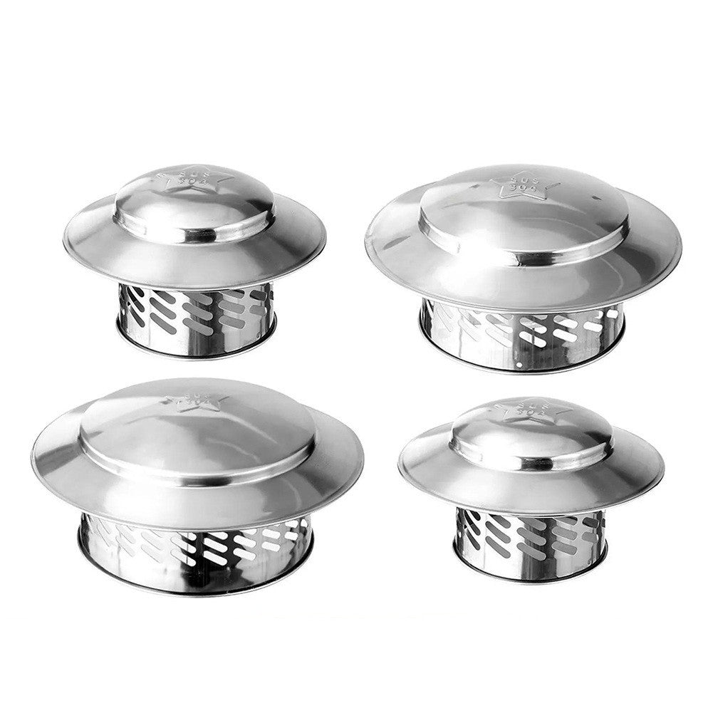 Rain Cap for Roof Vents Chimney Pipes Flue Pipes Prevent Leaves Rain Snow