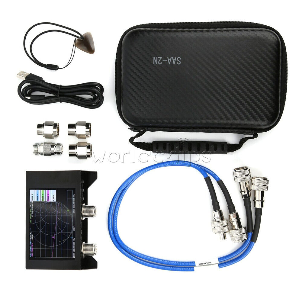 2.8"Inch 4"Inch SAA-2N SAA-2 NanoVNA V2 Vector Network Antenna Analyzer VHF UHF