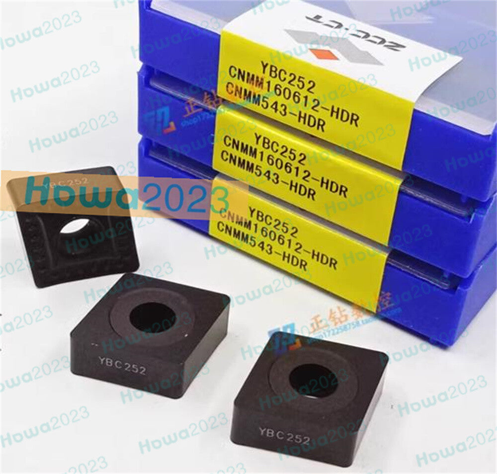 10Pcs/BOX CNMM160612-HDR YBC252 CNMM543-HDR CNC Turning Blade Carbide Inserts