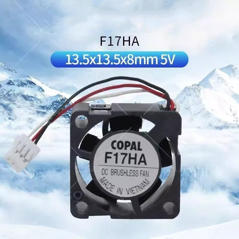 1PCS F17HA 1708 5V 1.7CM 3-Pin Silent USB Micro Cooling Fan