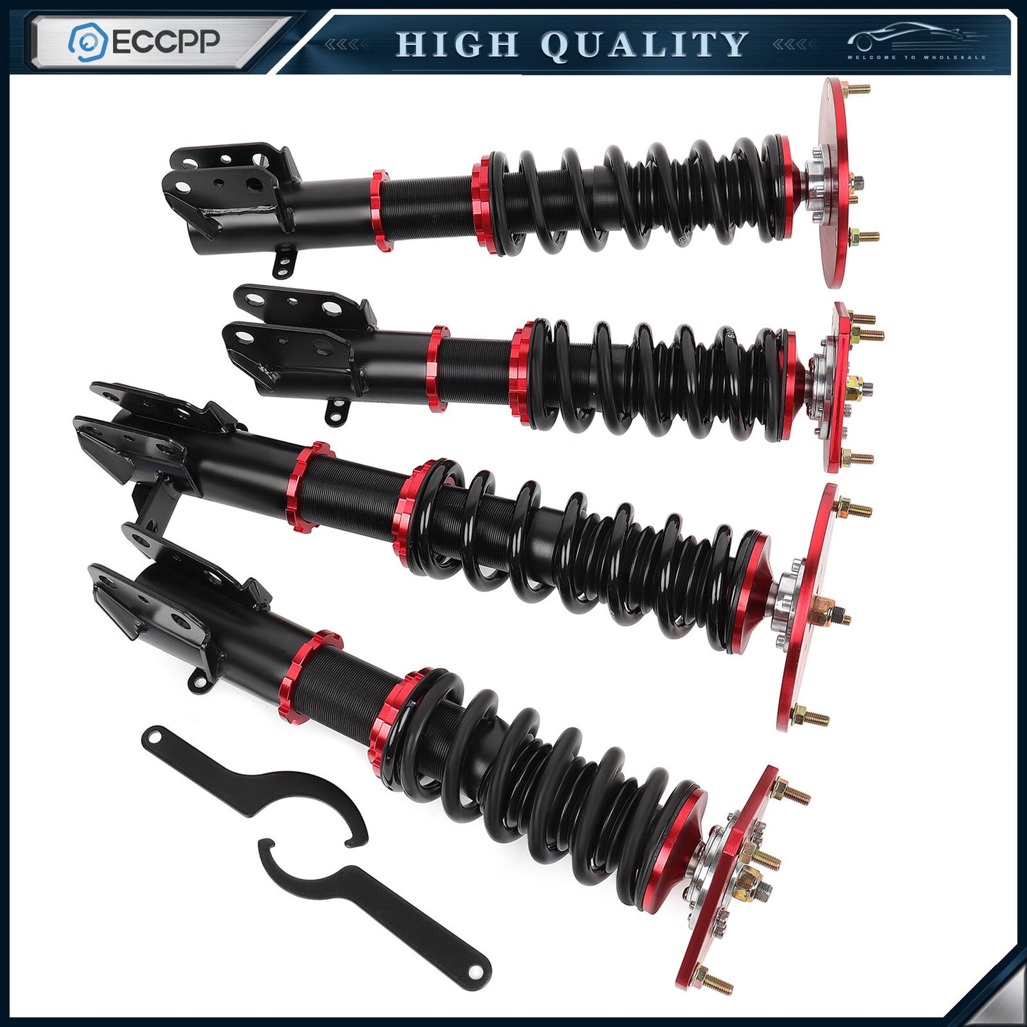 Coilovers Suspension Set Adj. Height Strut Shocks For 2003-2005 Dodge Neon SRT-4