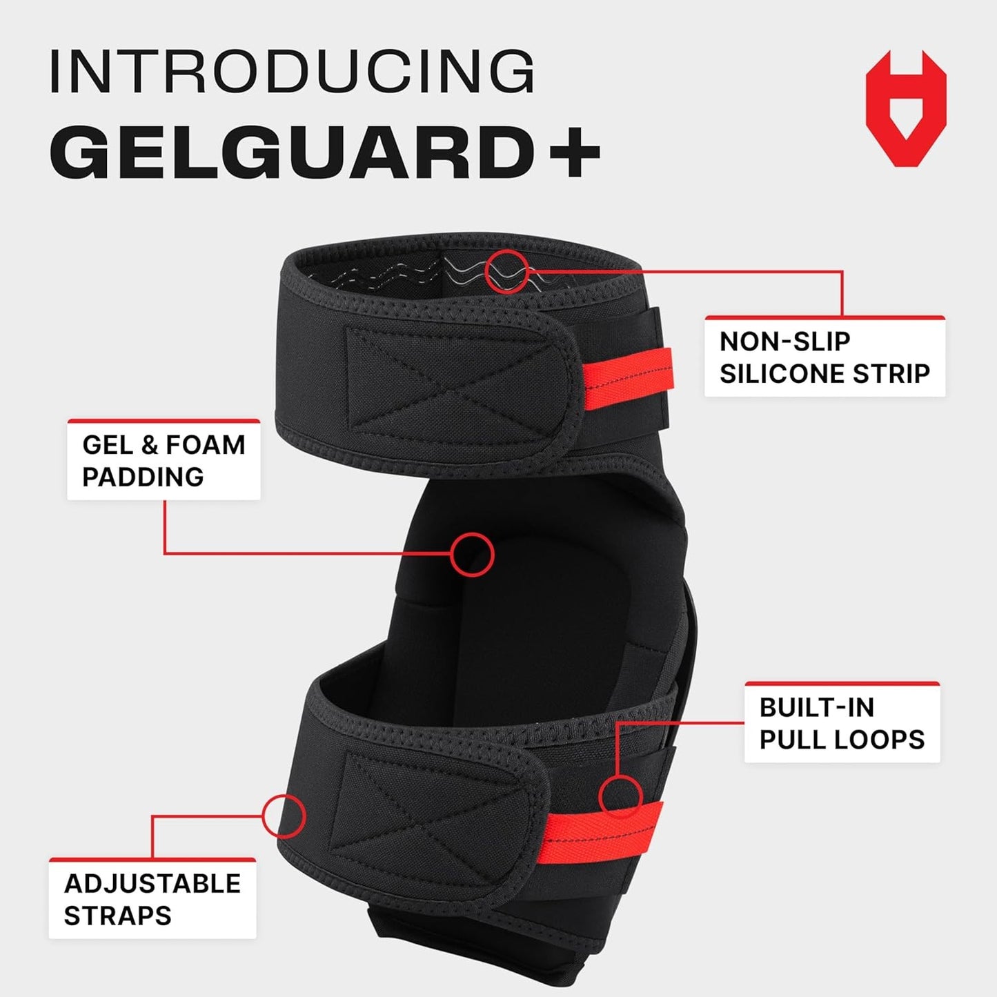 Professional Gel Knee Pads for Work — Heavy Duty Anti-Slip Cap, Extra Dual-Layer
