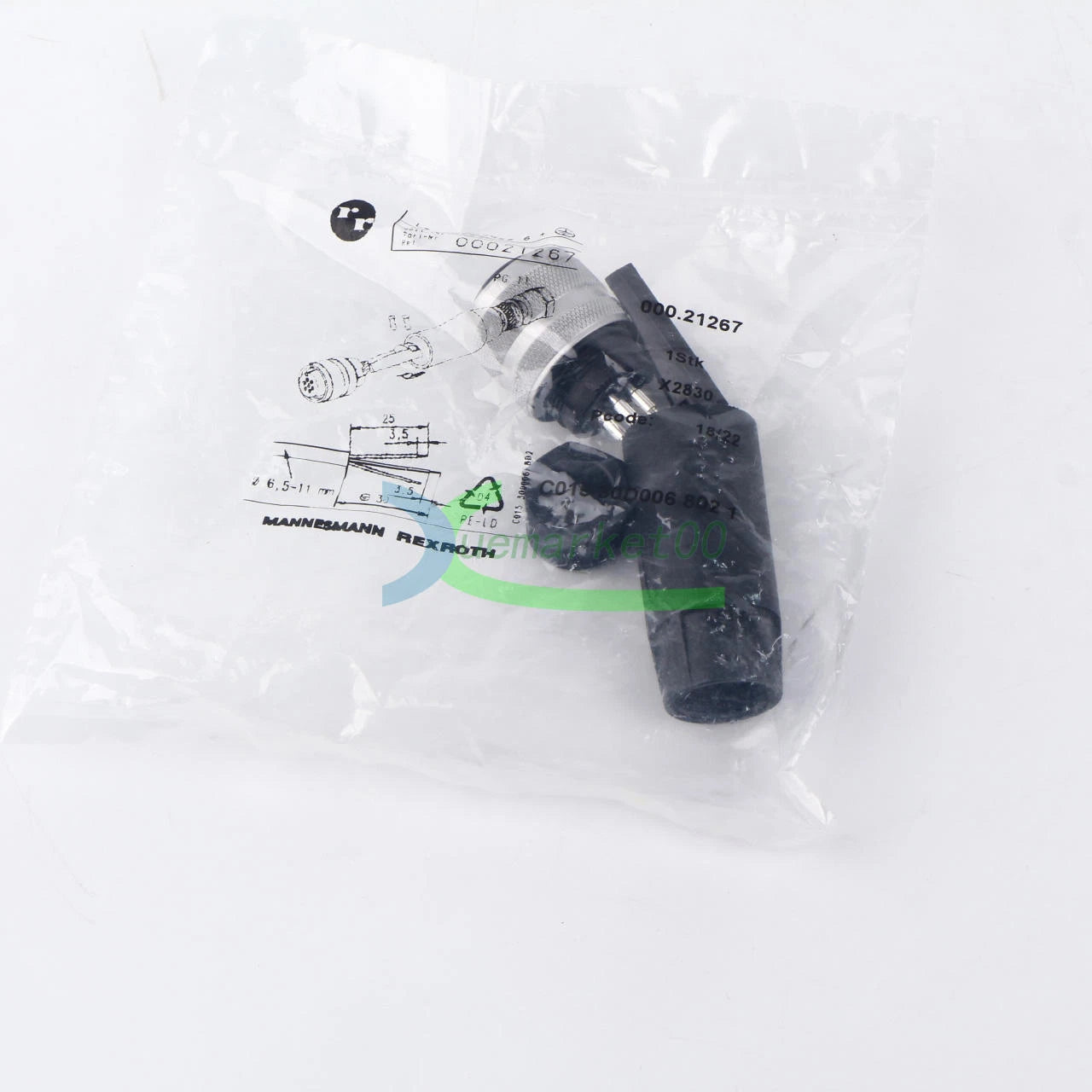 REXROTH R900021267  CONNECTOR PLUG-IN CONNECTOR 7P Z31 BF6-3PG11KSPEZ #C #P