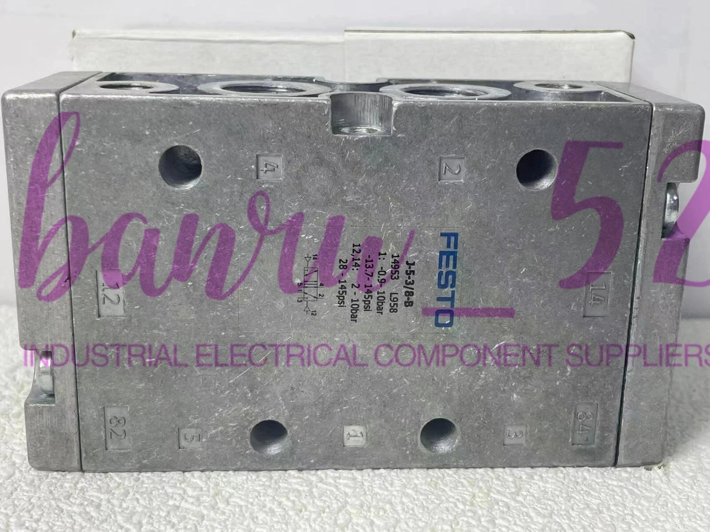 1pcs  Festo   ones Pneumatic Control Valve 14953 J-5-3/8-B #P