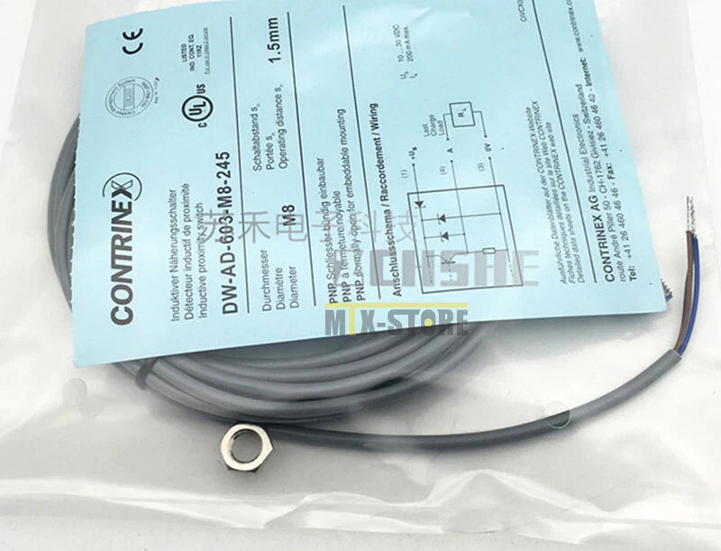 1PCS   CONTRINEX DWAD603M8245 DW-AD-603-M8-245 Sensor&Proximity Switch