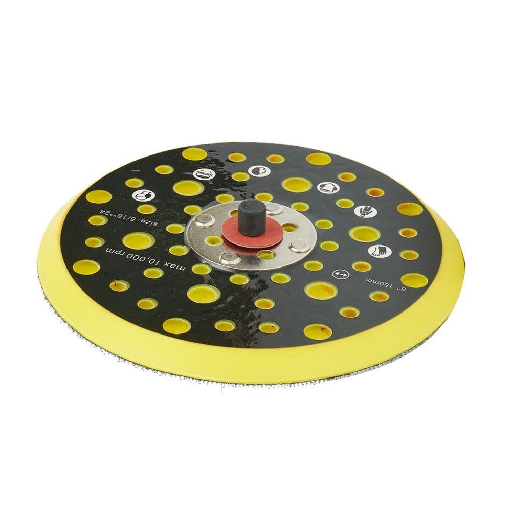 Backing Pad Replacement Accessories Pad Sander Sanding 6 Inch Hook&Loop