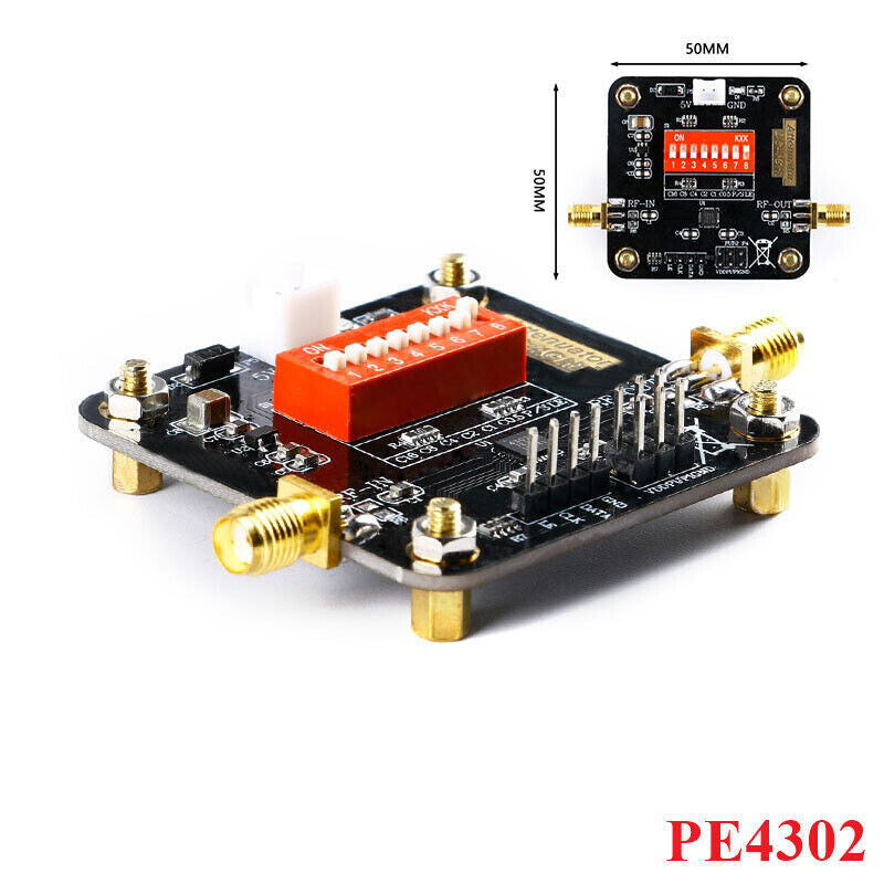 PE4302 6-bit RF Digital Step Attenuator DSA Parallel Serial Program Interfaces