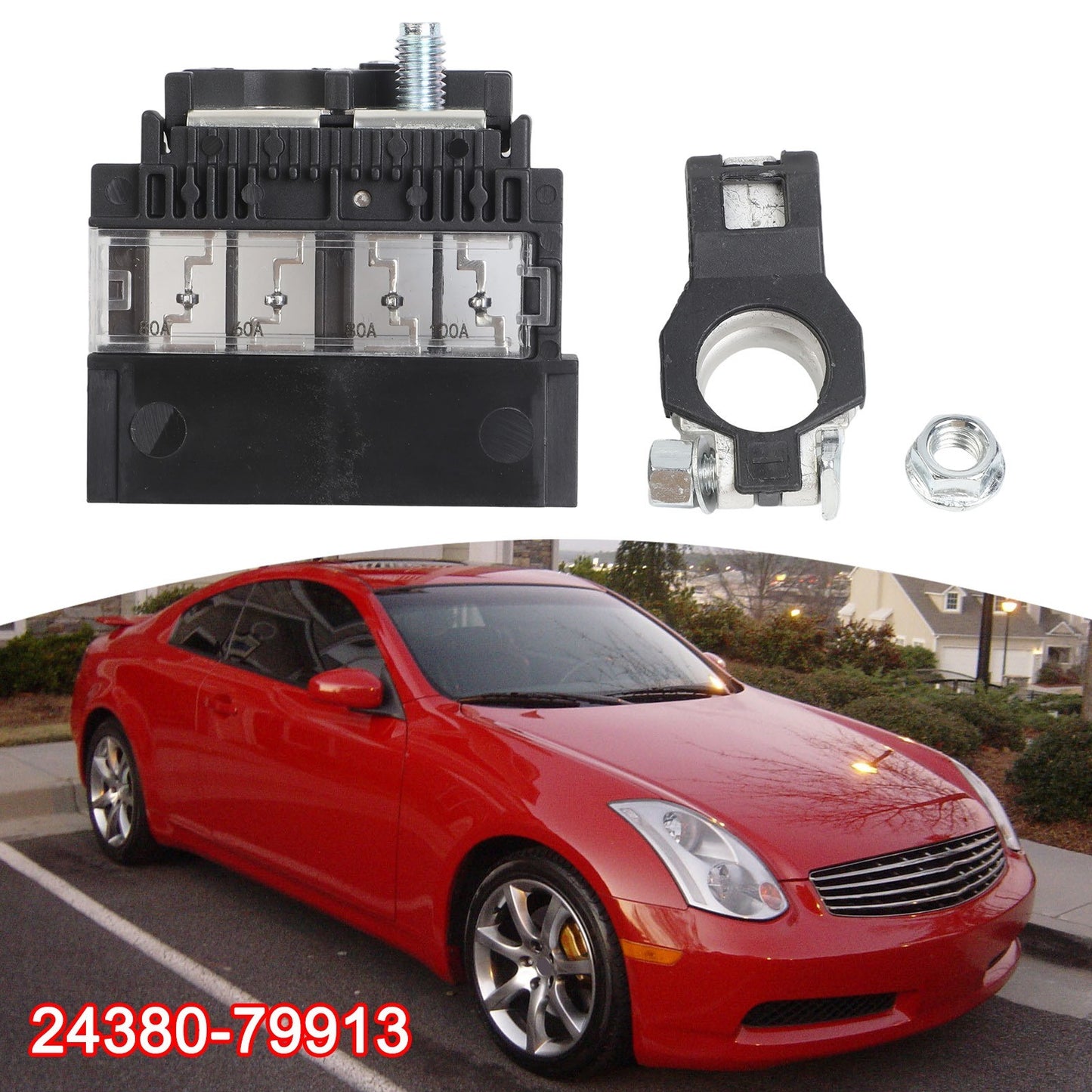 Battery Fuse Fusible Link, For Nissan 350z For Infiniti G35 FX35 FX45 03-2008