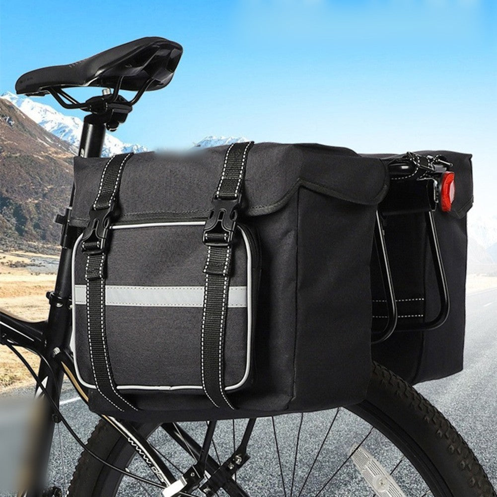 Adjustable Saddle Bags for For ebikes and Bicycles with 300D Polyester Fabric