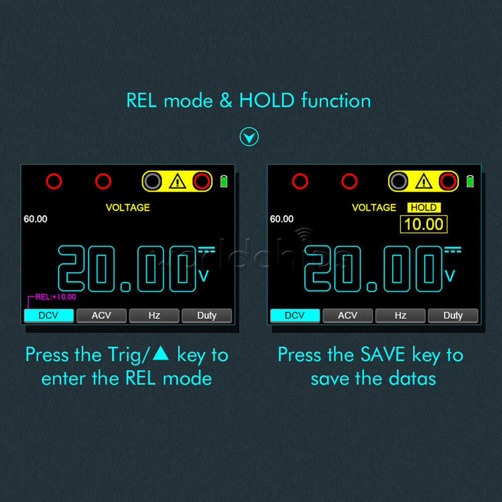 ET202D 3in1 Oscilloscope Multimeter Dual Channel 250MSa/s Handheld Oscilloscopes