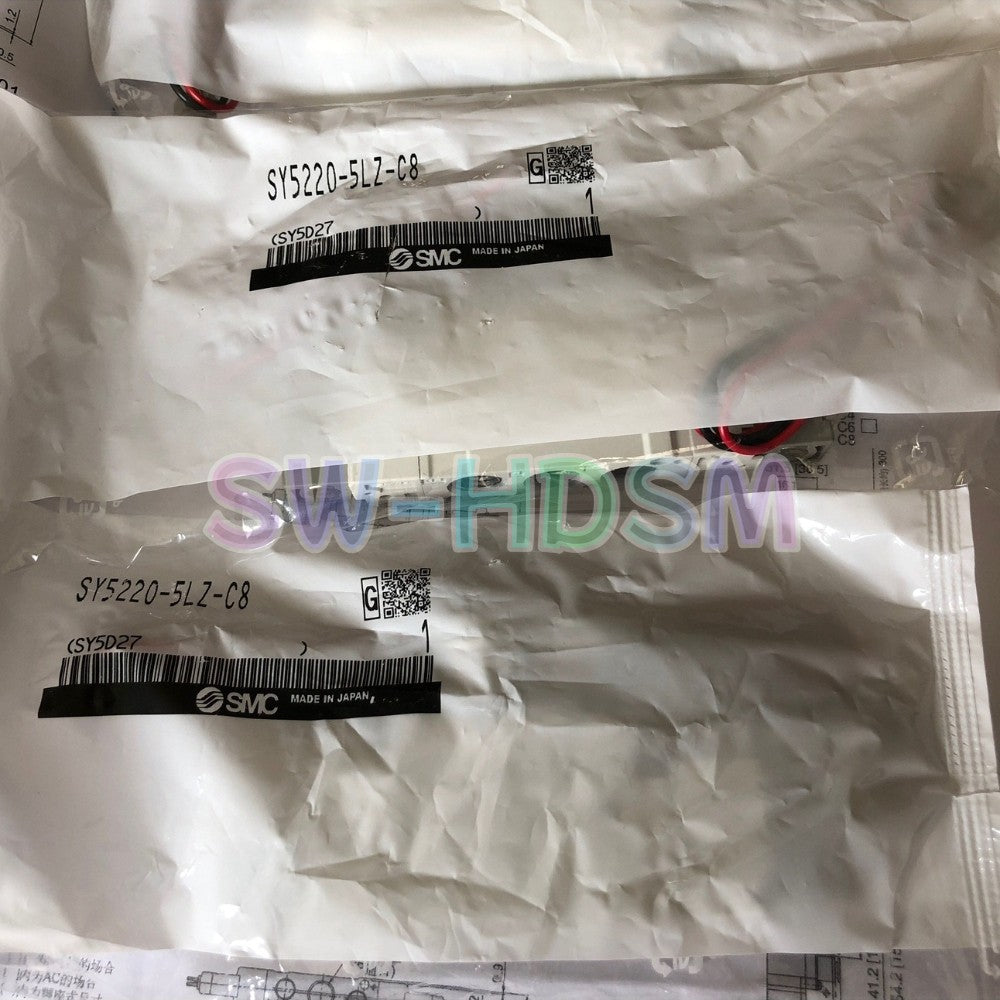 1PCS  SMC SY5220-5LZ-C8 Solenoid Valve SY5220-5LZ-C8 Freight Free