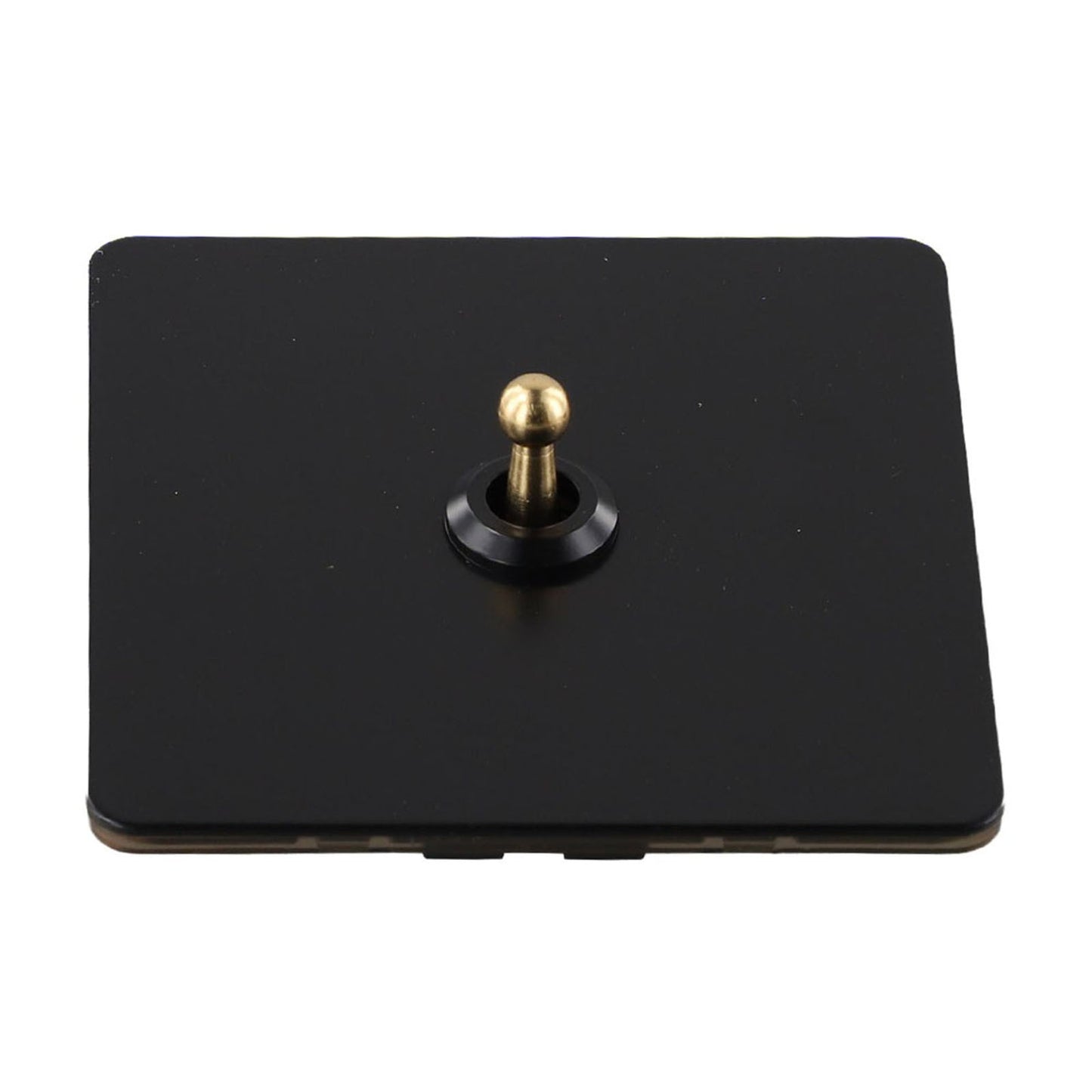 Functional Wall  for TOGGLE Light Switch with Brass Lever and Stainless Steel
