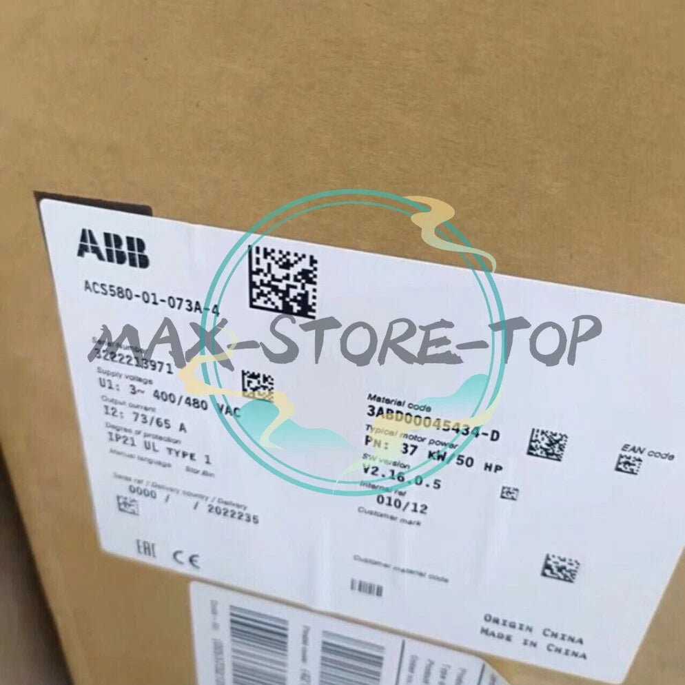 ACS580-01-073A-4   ABB Frequency Converter  Fast Shipping 1pcs