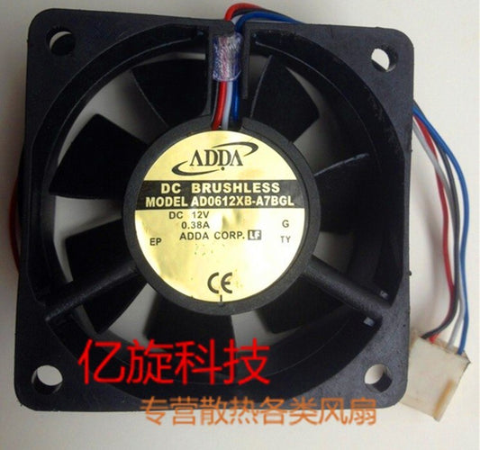 ADDA 6020 AD0612XB-A7BGL 12V 0.38A 4-wire ball server chassis fan
