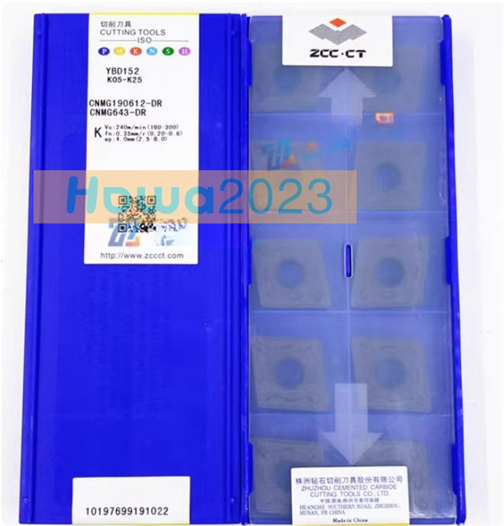 10pcs/Box CNMG190612-DR YBD152 CNMG643-DR CNC Turning Blade Carbide Insert