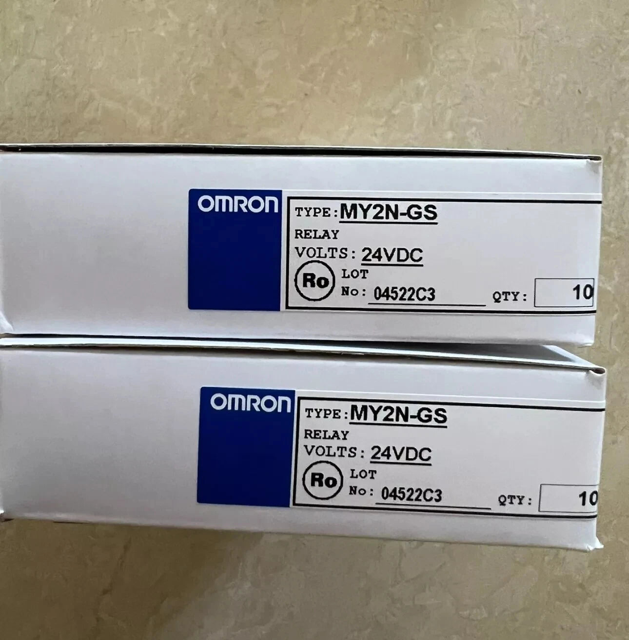10 pack of   DC24V MY2N GS MY2N-GS DC24V coil 8-pin Omron relay