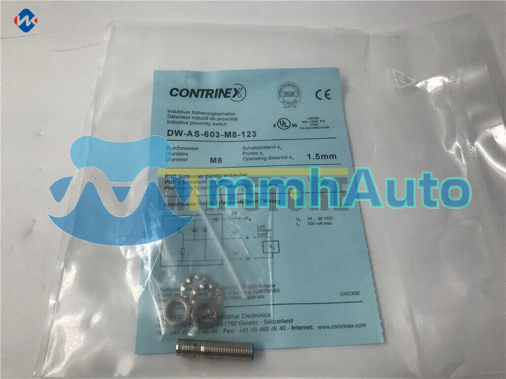 1PC   Ones Contrinex DW-AS-603-M8-123 Sensor&Proximity Switch #P
