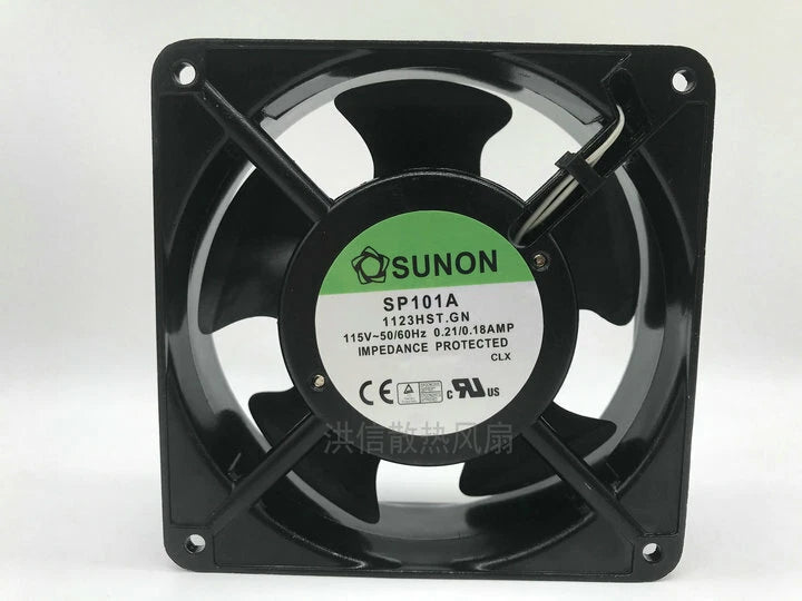 SUNON SP101A 1123HST.GN 115V 0.21/0.18AMP 12038 cooling fan #P