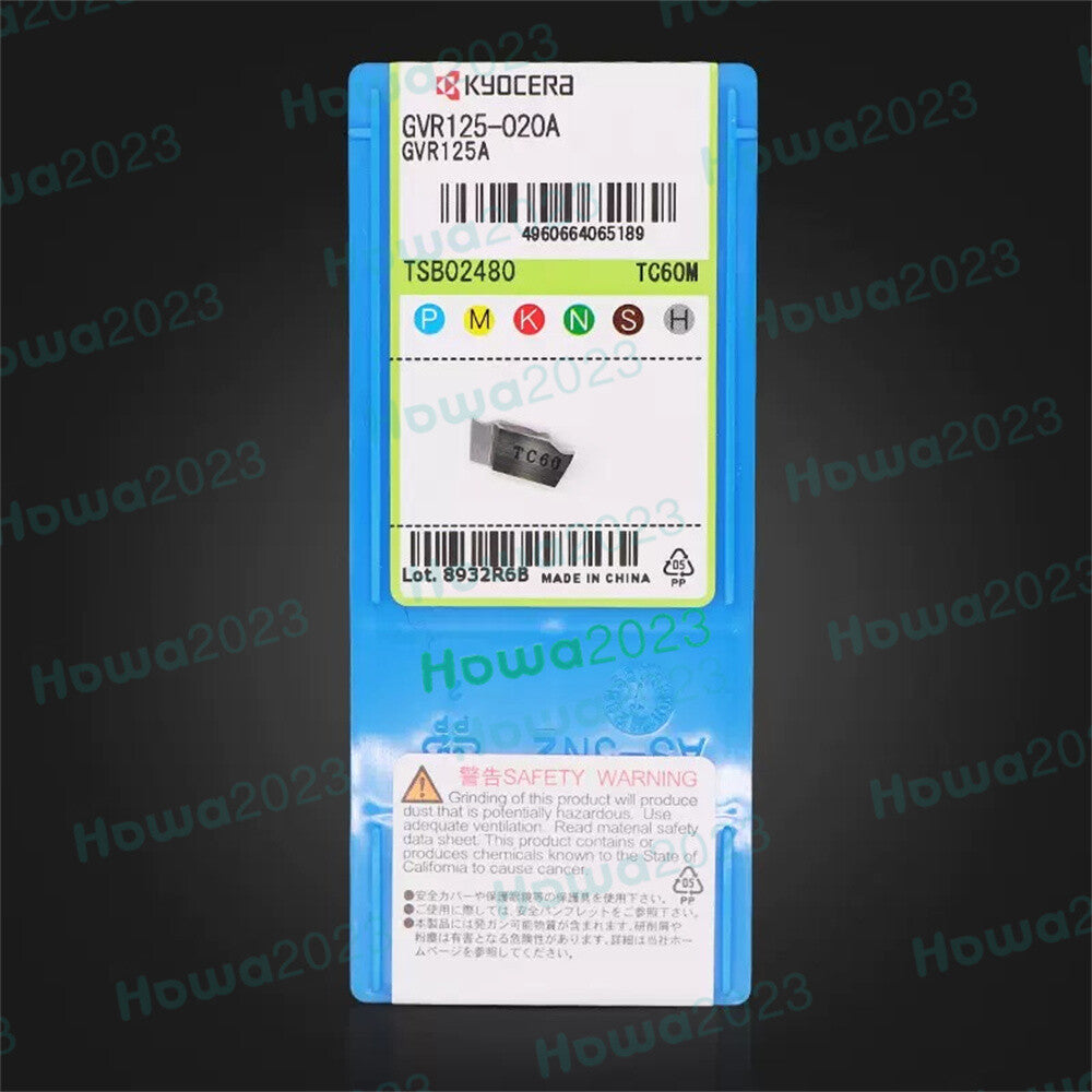 10pieces/Box Kyocera GVR125-020A TC60M Groove Blade Carbide Inserts