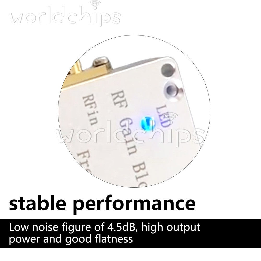 LNA 10M-6GHz RF Gain Amplifier 10DB 20DB 30DB 40DB High Flatness RF Power Amp