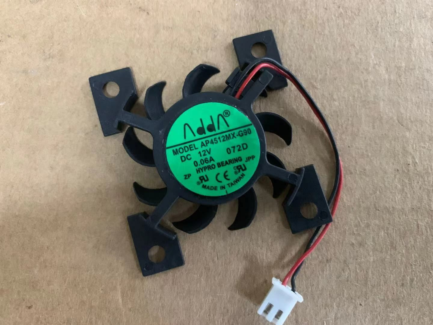 1pc For ADDA AP4512MX-G90 DC12V 0.06A 40mm ultra-thin graphics card fan 2pin
