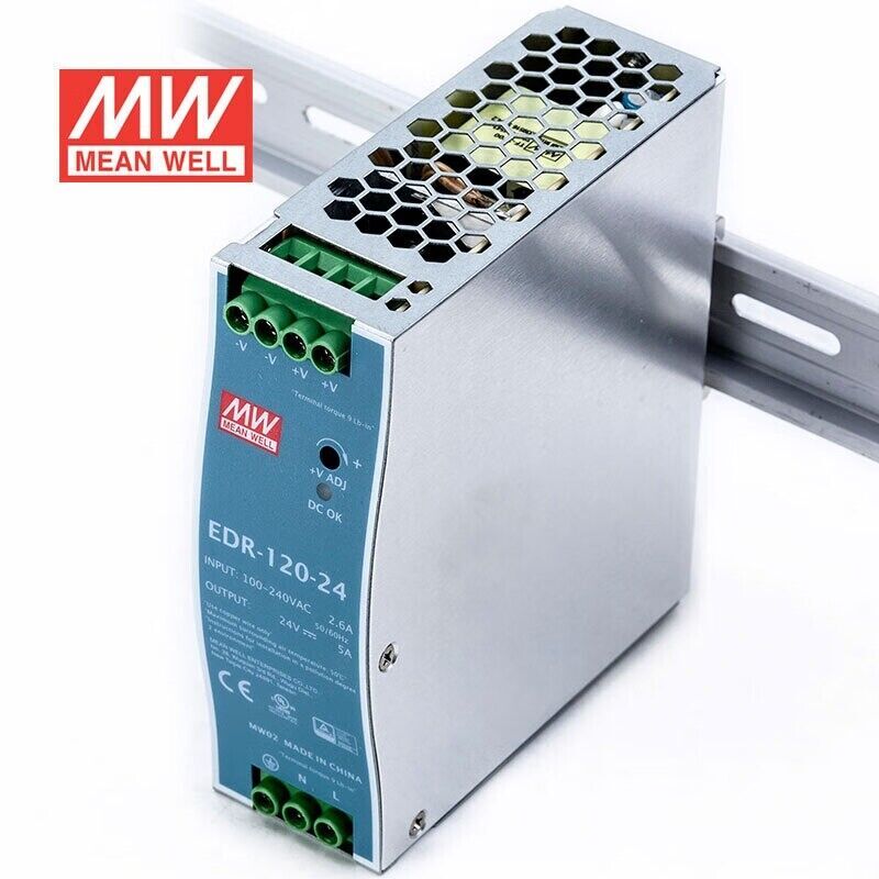 Mean Well EDR-120-24 AC/DC DIN rail power supply 120W 24V 5A
