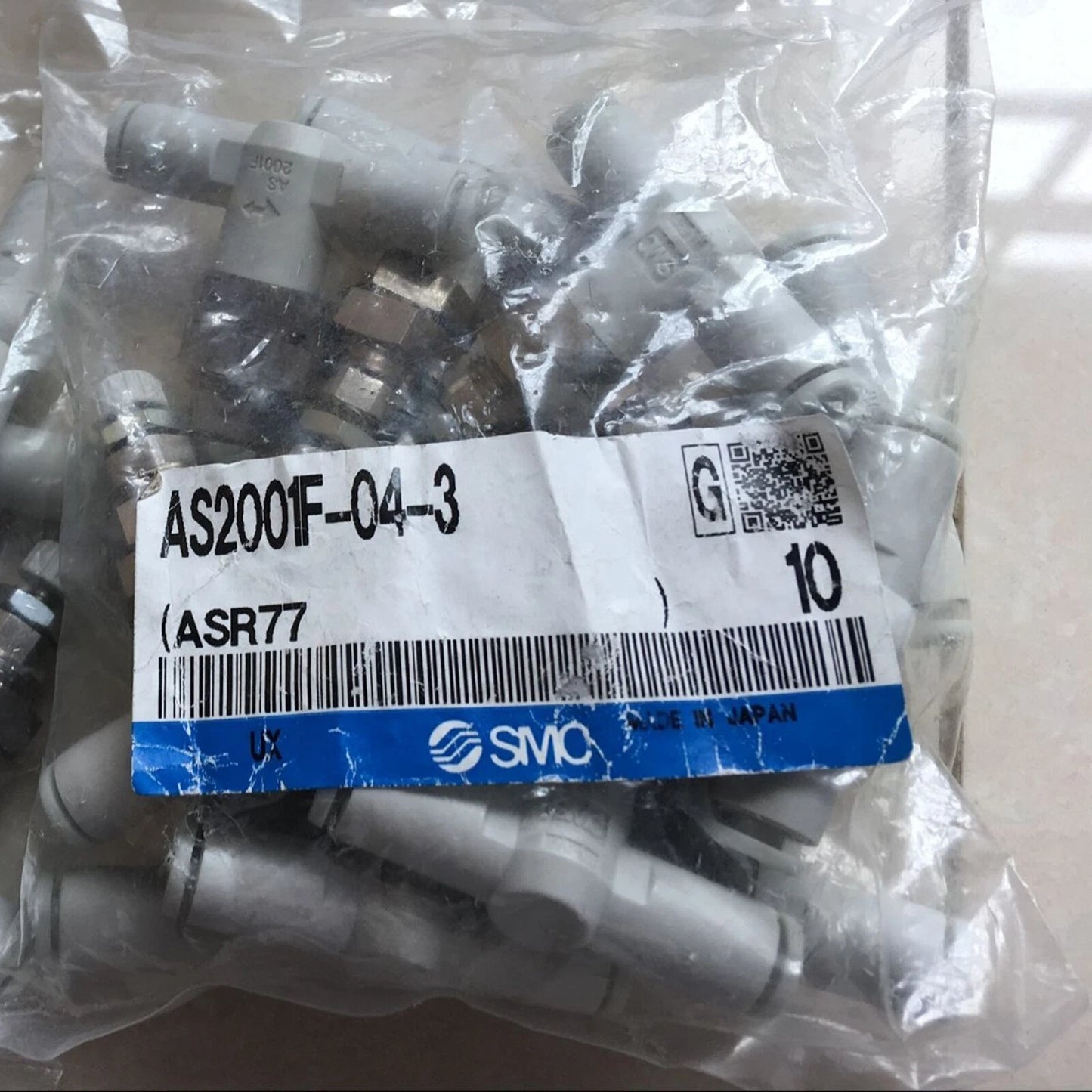 10PC  SMC AS2001F-04-3 Control Valve Free ship  #P