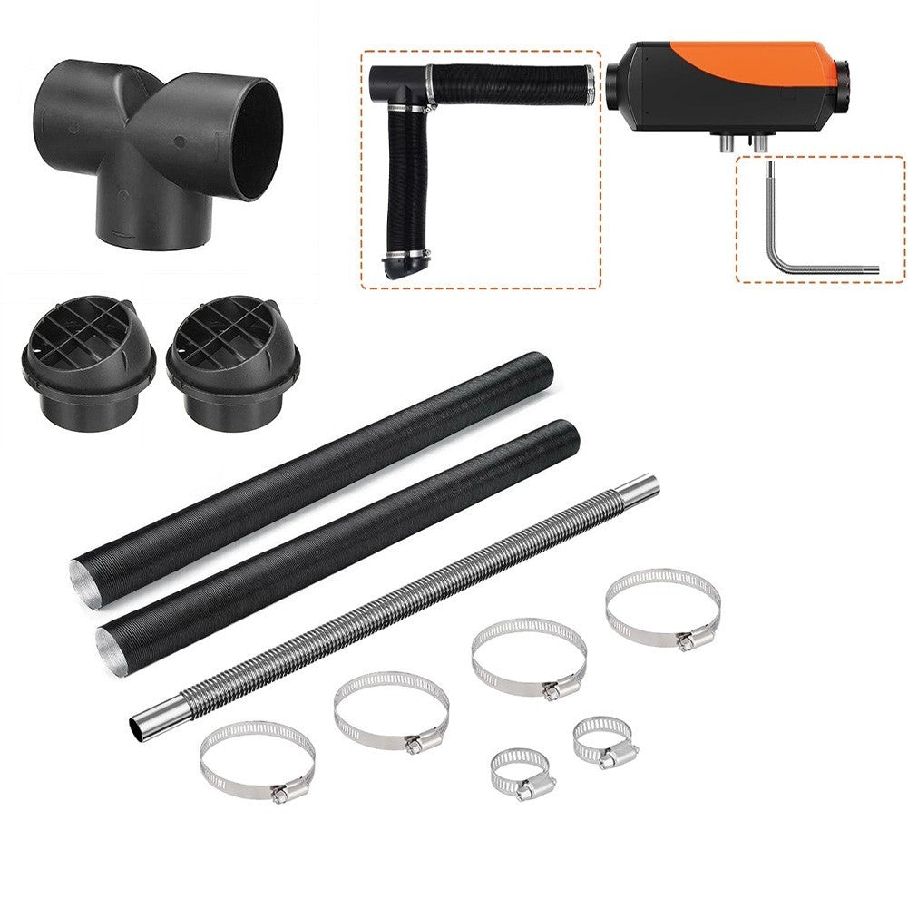 2KW 5KW 8KW Diesel Heater Air Outlet Duct Kit with Exhaust Pipe and Clamps