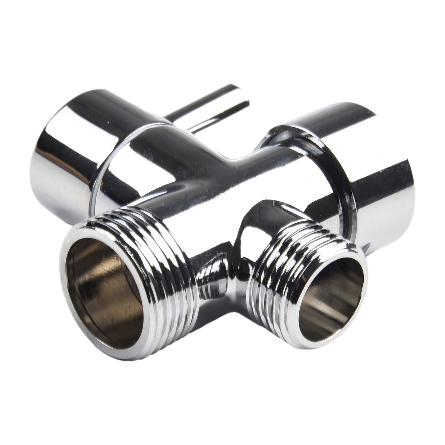 Part Diverter Valve Tool Chrome Plated Brass T-Adapter 3 Ways Accessory