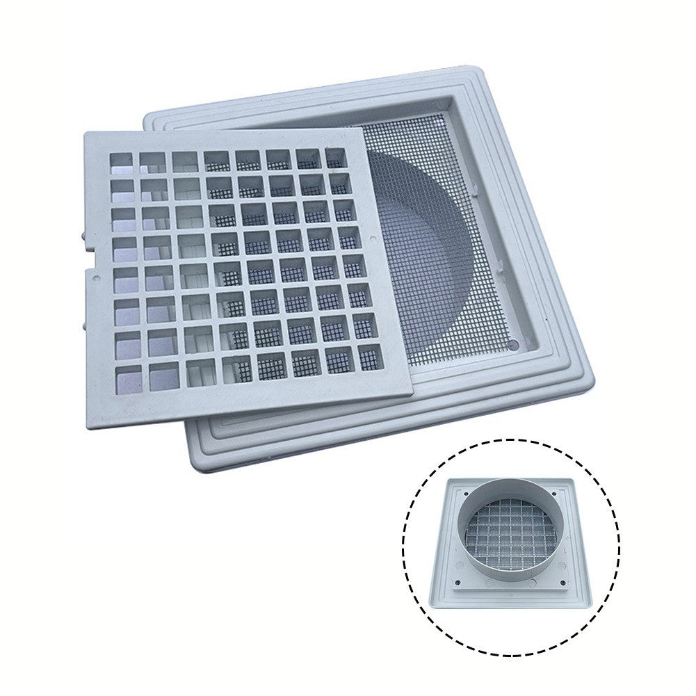 Plastic Air Vent 100150 Grille with Vermin Proof Mesh for Wall and Ceiling Use